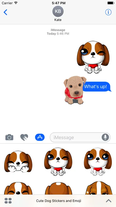 Cute Dog Stickers & Emoji Screenshots
