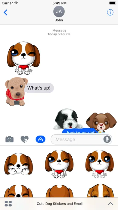 Cute Dog Stickers & Emoji Screenshots