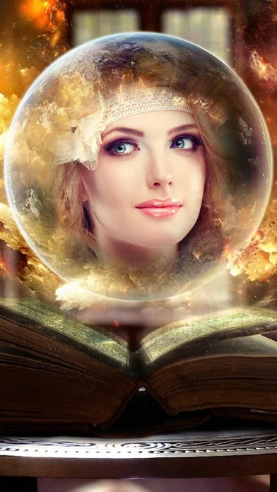 Magic Crystal Ball Photo Frame应用截图
