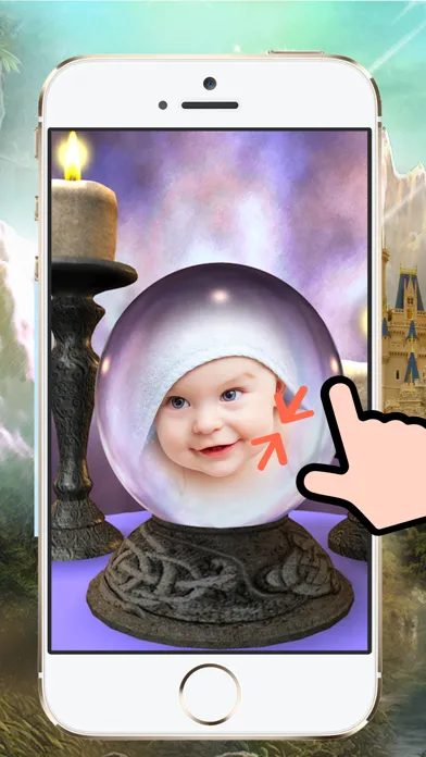 Magic Crystal Ball Photo Frame应用截图