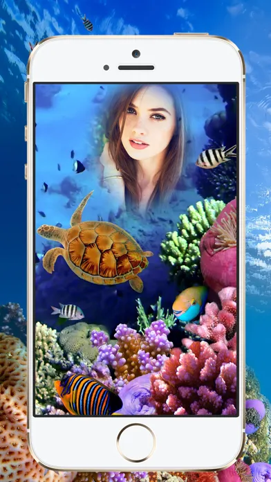 Tangkapan skrin Underwater Photo Frames