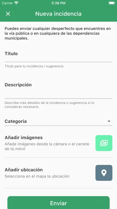 Capturas de pantalla de AyMo - Tu ayuntamiento móvil