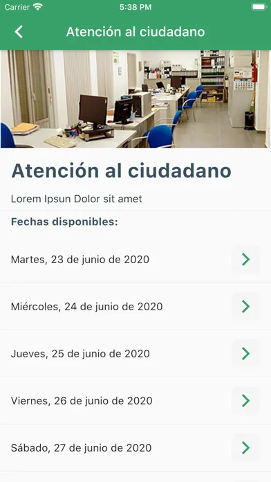Capturas de pantalla de AyMo - Tu ayuntamiento móvil
