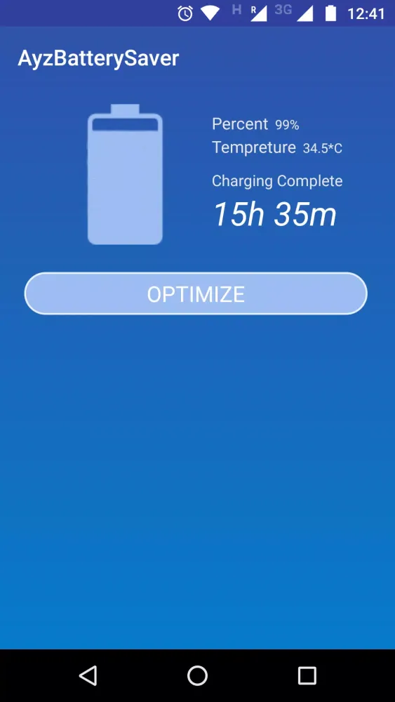 Tangkapan layar Battery Saver