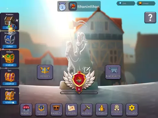 Colosseum Of Titans (COT) iPad  স্ক্রিনশট