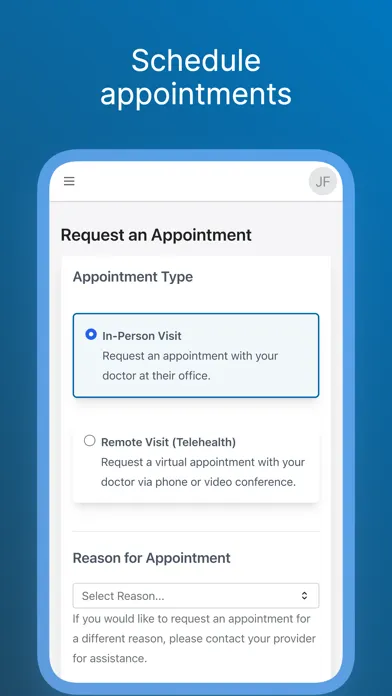 Captures d'écran de myHealthspot