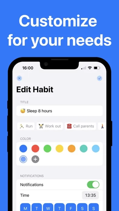 ภาพหน้าจอของ My Habit Tracker Productivity