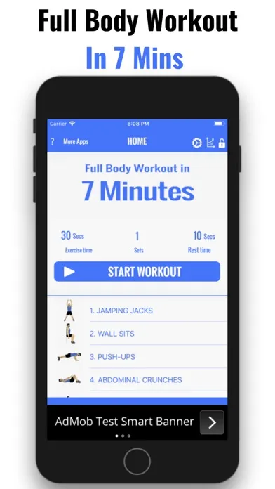 Скриншоты 7 Minutes Workout Anywhere