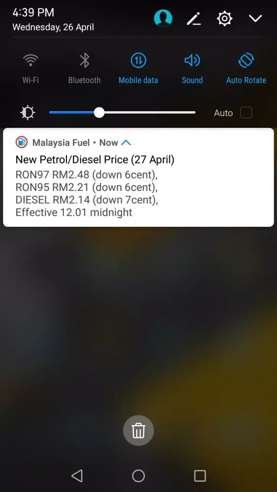 Malaysia Weekly Fuel Price Ekran Görüntüleri