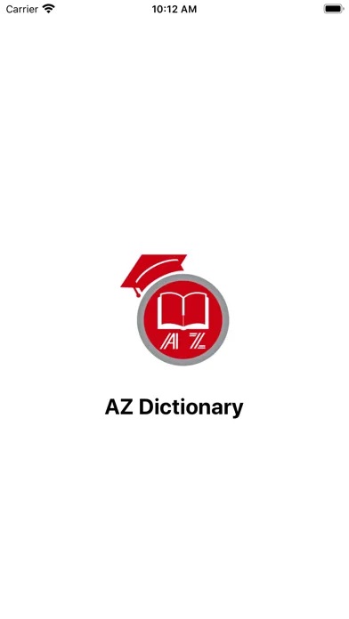 Zrzuty ekranu AZ Dictionary