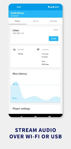 AudioRelay: Stream audio & mic应用截图