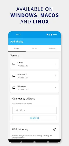 AudioRelay: Stream audio & mic应用截图