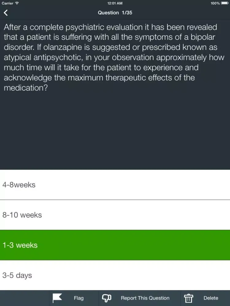 Ảnh chụp màn hình của AACN CCRN Nursing Exam Review 2015 Test Prep Practice Questions & Flashcards iPad 