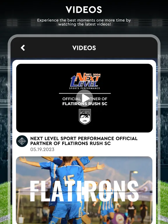 Flatirons FC iPad  স্ক্রিনশট
