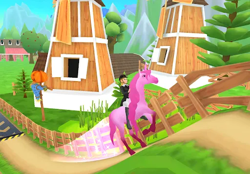 Screenshot di Uphill Rush Horse Racing