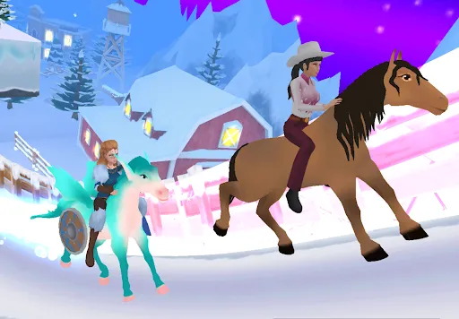 Screenshot di Uphill Rush Horse Racing