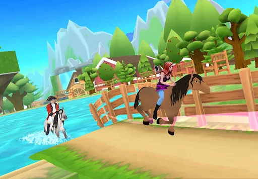Screenshot di Uphill Rush Horse Racing