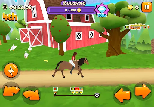 Screenshot di Uphill Rush Horse Racing