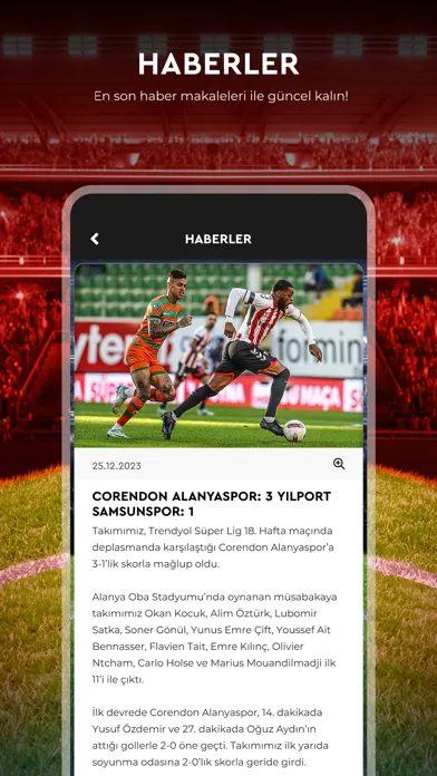 Samsunspor應用截圖