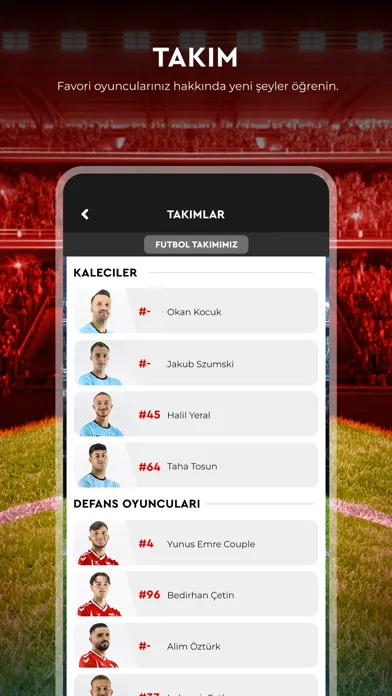 Samsunspor應用截圖