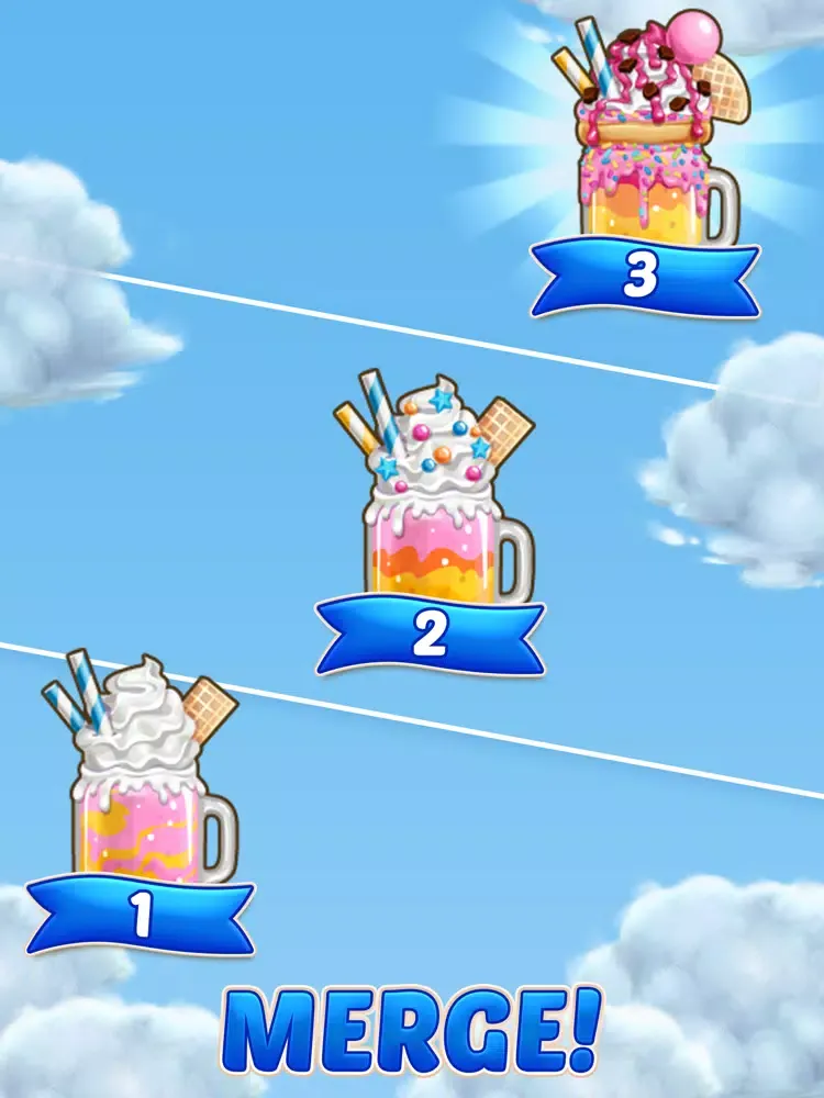 Capturas de tela do Sara's Diner: Merge Farm iPad 