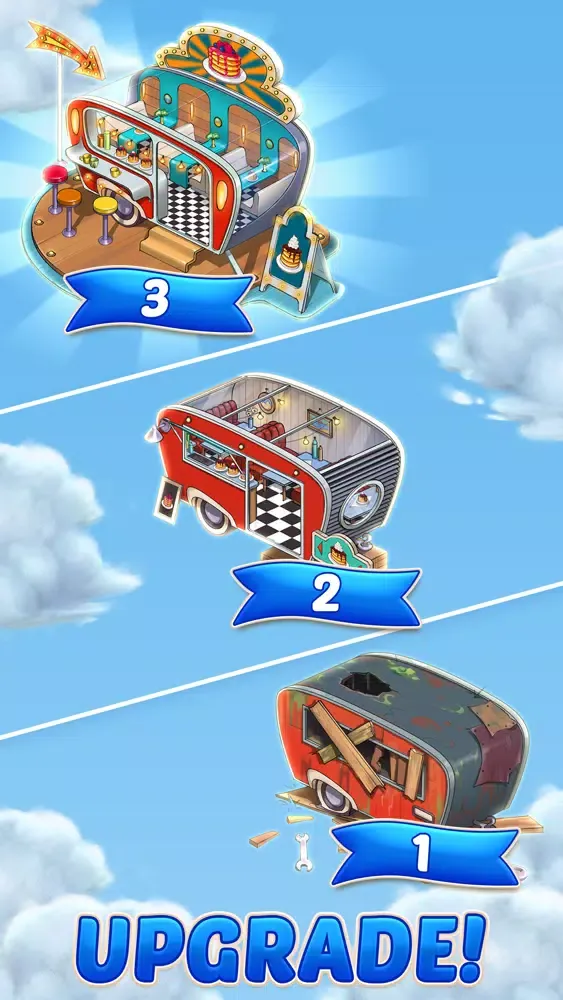 Capturas de tela do Sara's Diner: Merge Farm