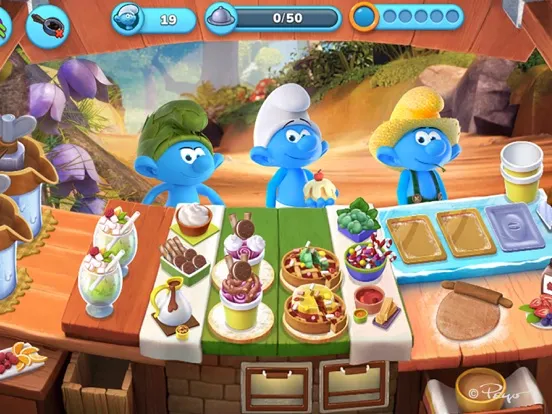 Captures d'écran de Smurfs - The Cooking Game iPad 