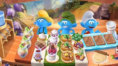 Captures d'écran de Smurfs - The Cooking Game