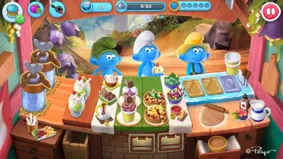 Captures d'écran de Smurfs - The Cooking Game
