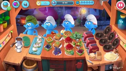 Captures d'écran de Smurfs - The Cooking Game
