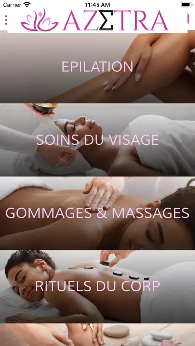 Captures d'écran de Azetra Institut & Spa