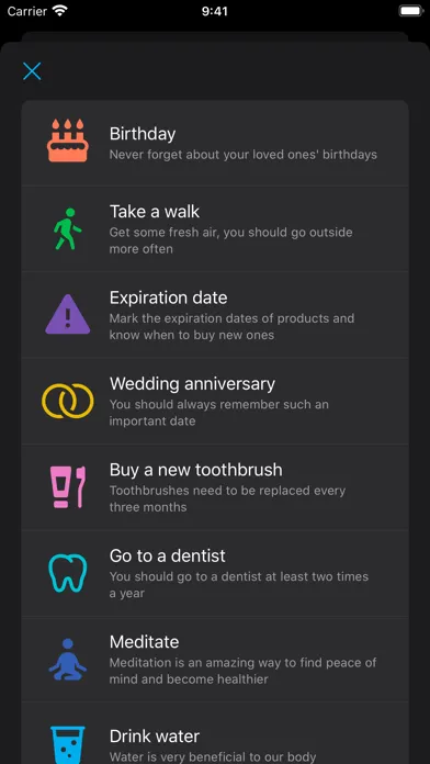 Events - Habit Tracker स्क्रीनशॉट