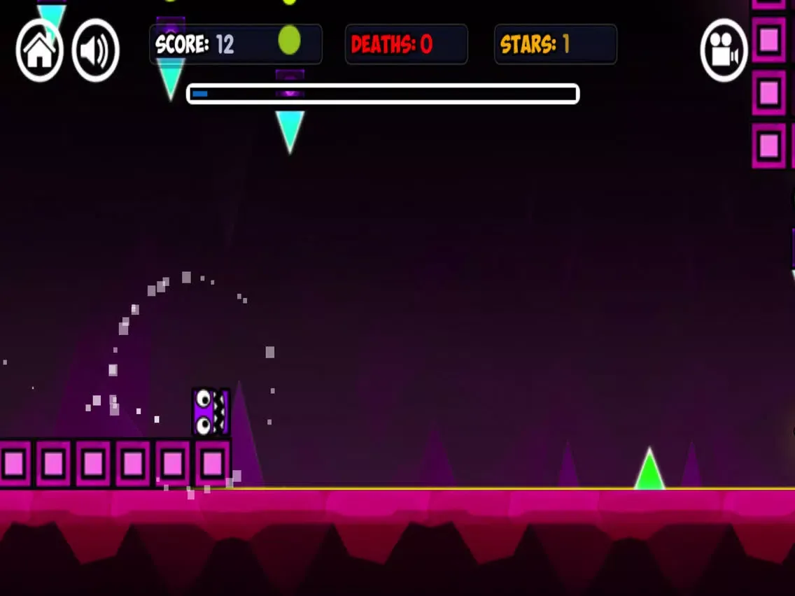 Geometric neon Sprint 3 - Fun Games iPad  سکرین شاٹس