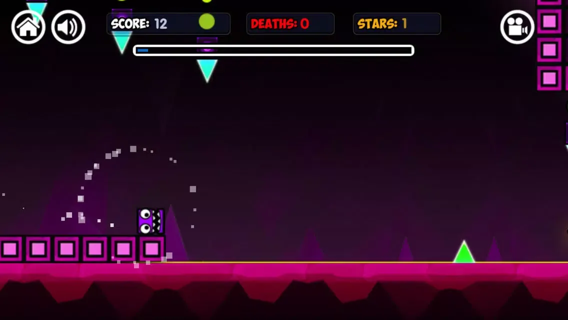 Geometric neon Sprint 3 - Fun Games سکرین شاٹس