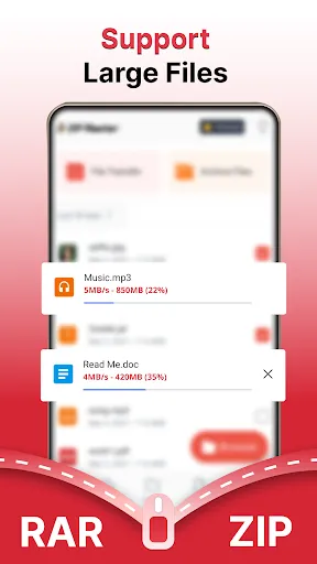AZIP Master: ZIP / RAR, Unzip سکرین شاٹس