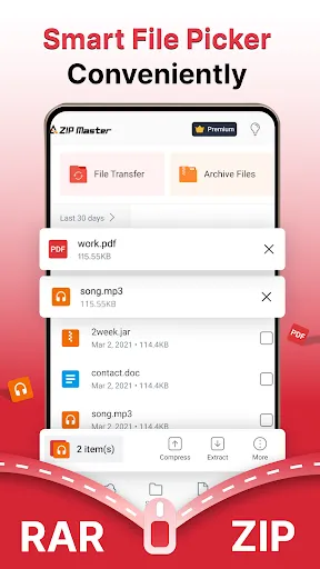 AZIP Master: ZIP / RAR, Unzip سکرین شاٹس