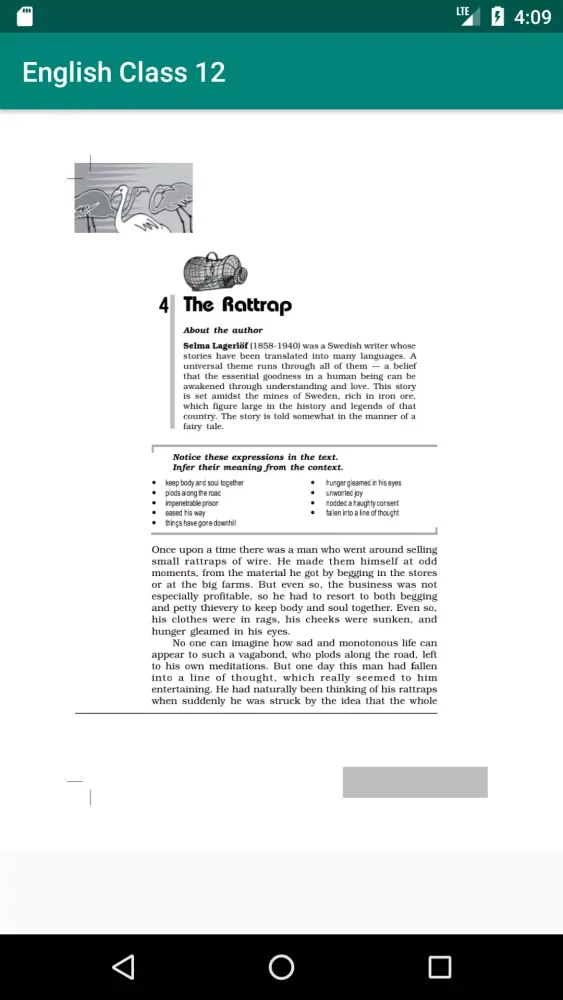 English Text Book - Class 12 Screenshots