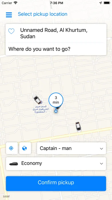 Capturas de pantalla de Aziz Taxi