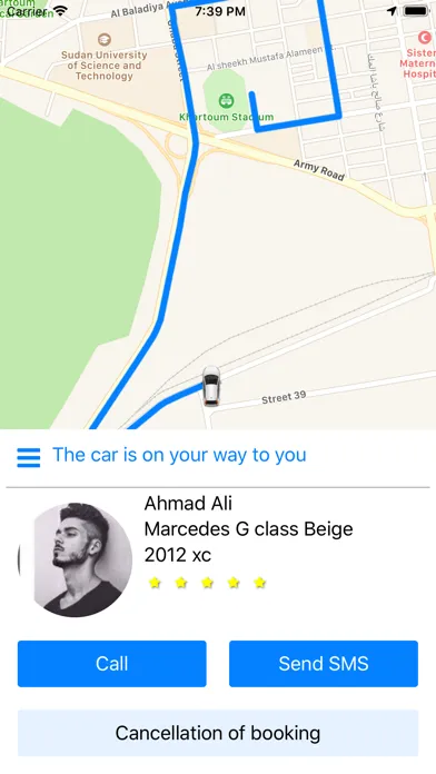 Capturas de pantalla de Aziz Taxi