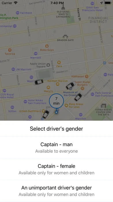 Capturas de pantalla de Aziz Taxi