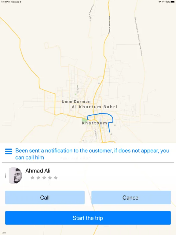 Ảnh chụp màn hình của Aziz Captain iPad 