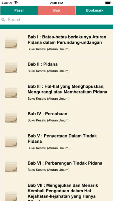 Zrzuty ekranu KUHP Indonesia Offline