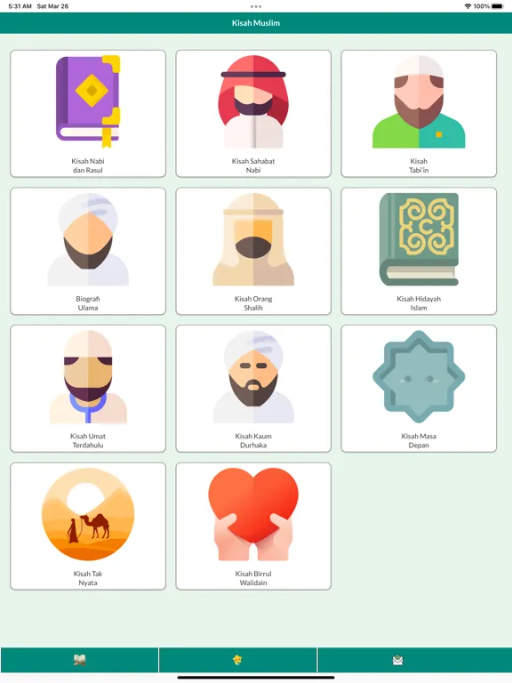 Kisah Muslim Offline iPad 應用截圖