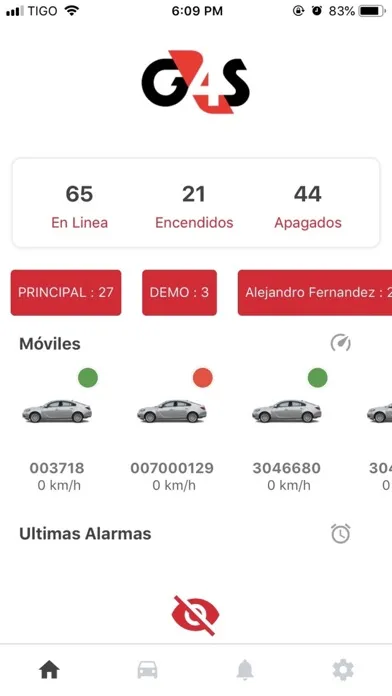 Plataforma G4S سکرین شاٹس