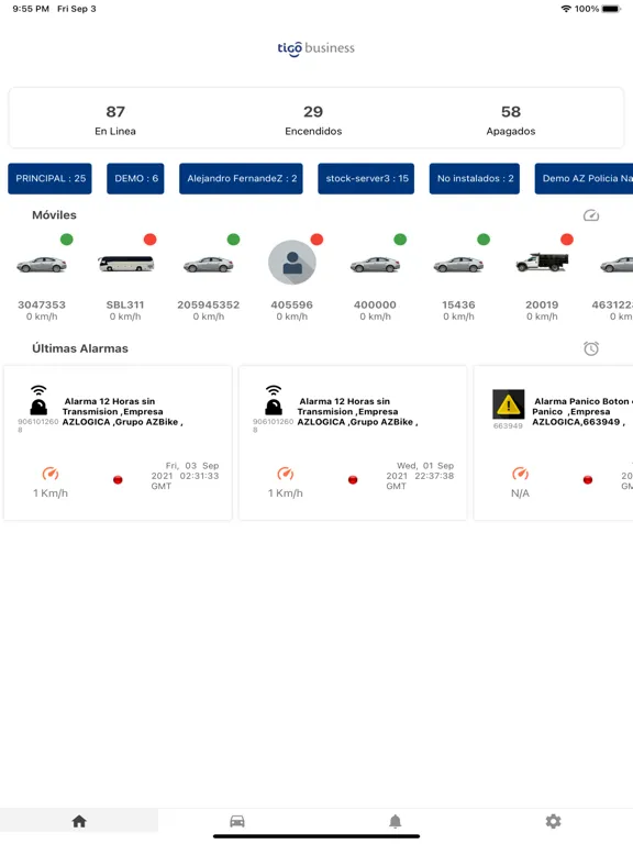 Zrzuty ekranu Tigo Gps iPad 
