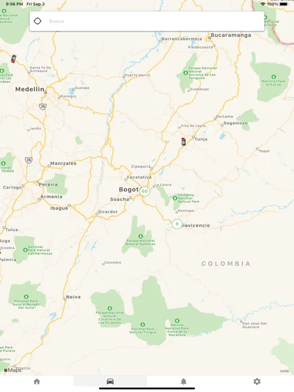Zrzuty ekranu Tigo Gps iPad 