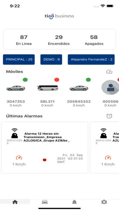 Zrzuty ekranu Tigo Gps