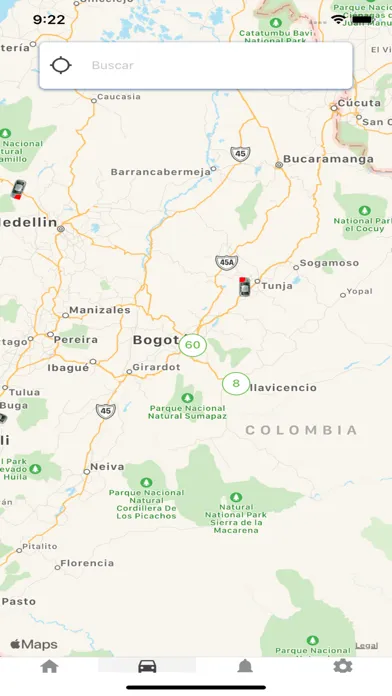 Zrzuty ekranu Tigo Gps
