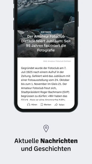 Capturas de pantalla de Limmattaler Zeitung News