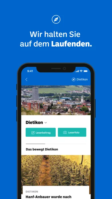 Capturas de pantalla de Limmattaler Zeitung News